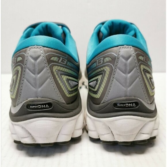 Brooks Glycerin G13 3D Fit Women's Size 10.5 M Teal/Silver/Green Running Shoes - Picture 3 of 6